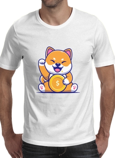 Shiba Inu Crypto für Männer T-Shirt