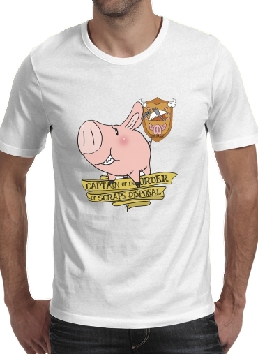 Sir Hawk Wildschwein oder Schwein für Männer T-Shirt