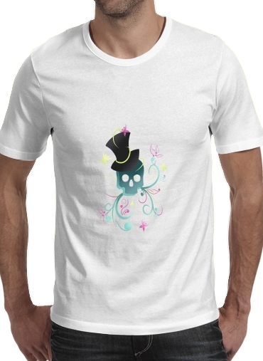 Skull Pop Art Disco für Männer T-Shirt