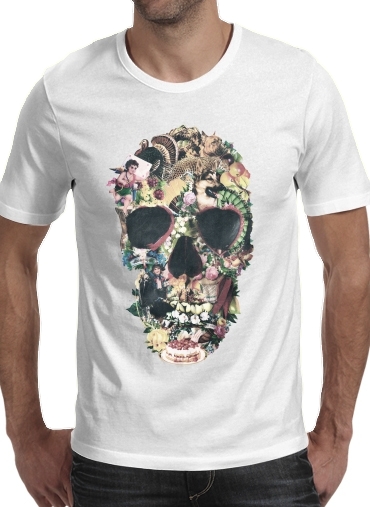 Skull Vintage für Männer T-Shirt