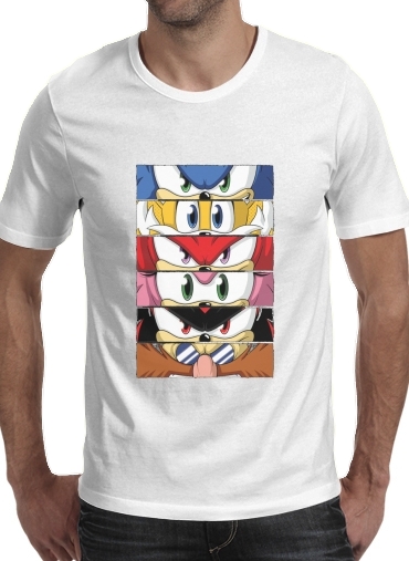 Sonic eyes für Männer T-Shirt
