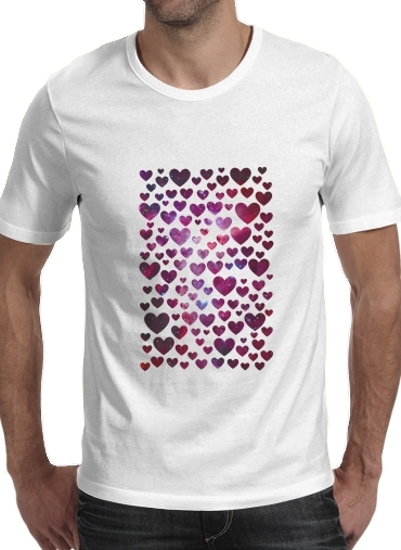 Space Hearts für Männer T-Shirt