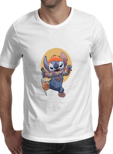 Stitch X Chucky Halloween für Männer T-Shirt