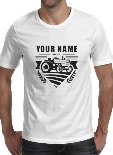 Tractor Farm Logo Custom für Männer T-Shirt