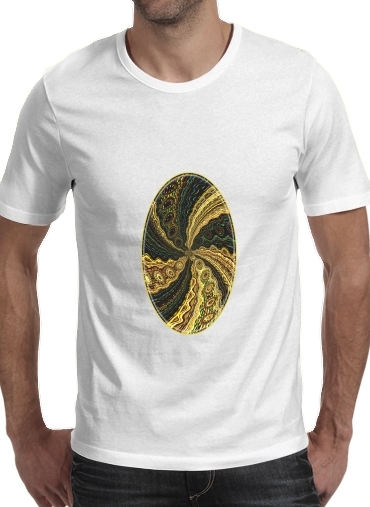 Twirl and Twist black and gold für Männer T-Shirt