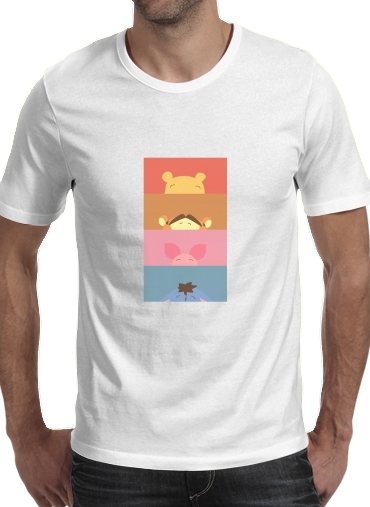 Winnie the pooh team für Männer T-Shirt