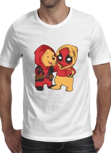 Winnnie the Pooh x Deadpool für Männer T-Shirt