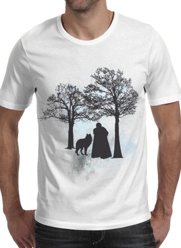 Wolf Snow für Männer T-Shirt