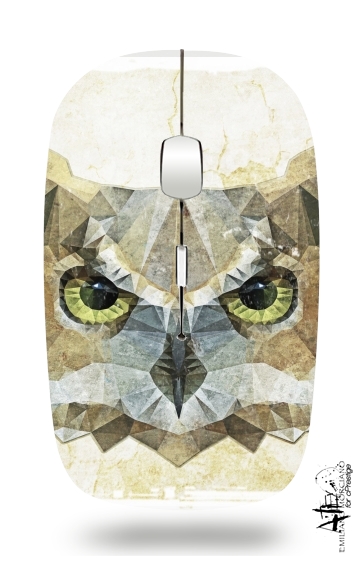 abstract owl für Kabellose optische Maus mit USB-Empfänger