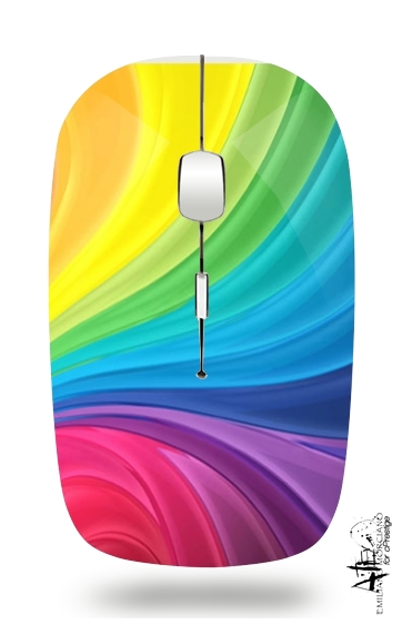 Rainbow Abstract für Kabellose optische Maus mit USB-Empfänger