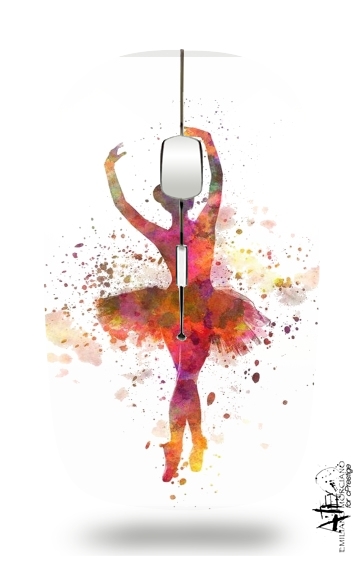 Ballerina Ballet Dancer für Kabellose optische Maus mit USB-Empfänger