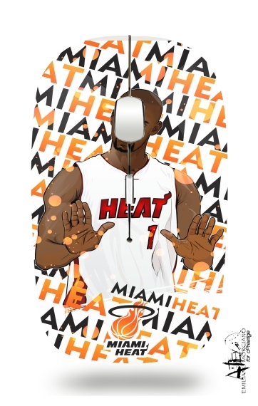 Basketball Stars: Chris Bosh - Miami Heat für Kabellose optische Maus mit USB-Empfänger