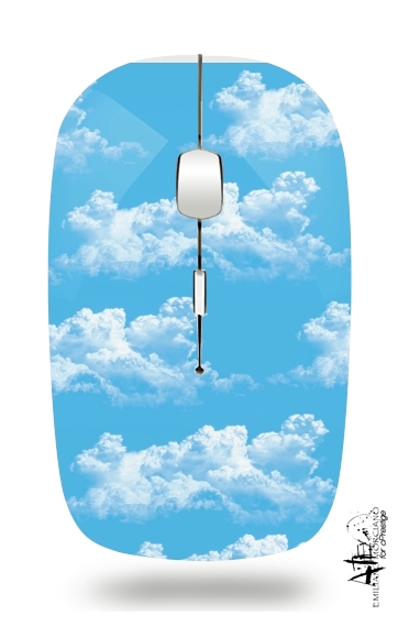 Blue Clouds für Kabellose optische Maus mit USB-Empfänger