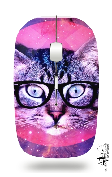 Cat Hipster für Kabellose optische Maus mit USB-Empfänger