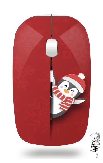 christmas Penguin für Kabellose optische Maus mit USB-Empfänger