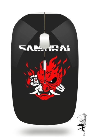 cyberpunk samurai für Kabellose optische Maus mit USB-Empfänger