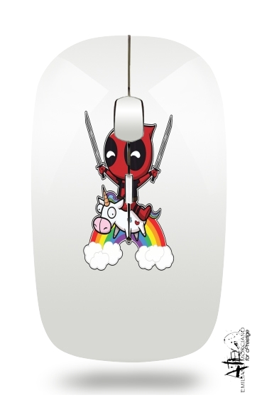 Deadpool Unicorn für Kabellose optische Maus mit USB-Empfänger