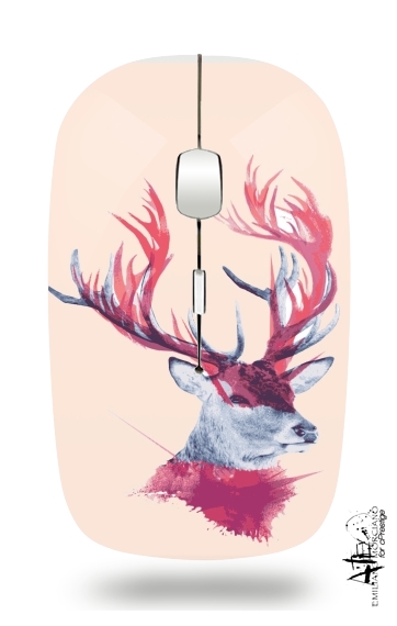 Deer paint für Kabellose optische Maus mit USB-Empfänger