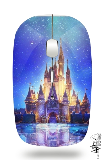 Disneyland Castle für Kabellose optische Maus mit USB-Empfänger
