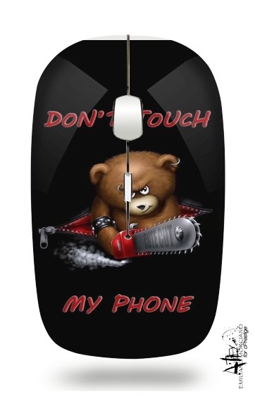 Don't touch my phone für Kabellose optische Maus mit USB-Empfänger