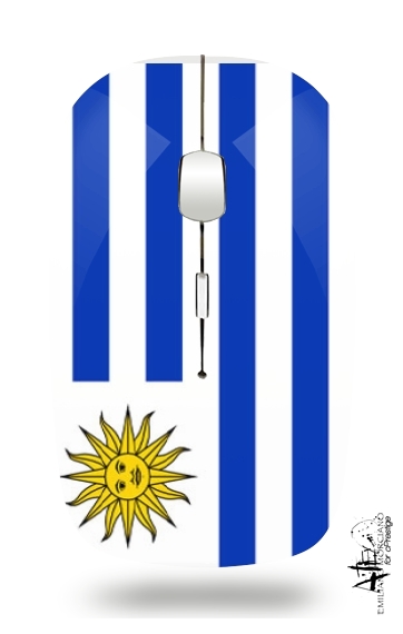 Flagge von Uruguay für Kabellose optische Maus mit USB-Empfänger