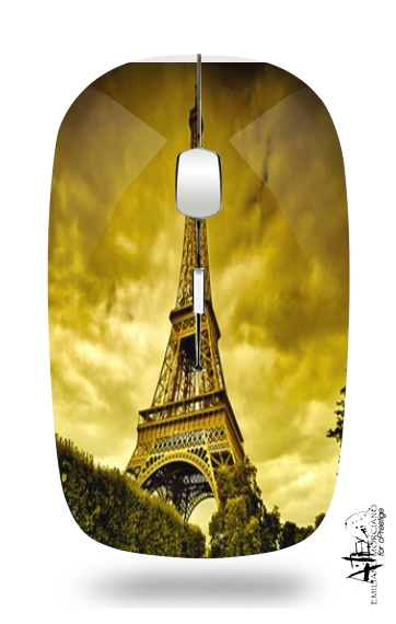 Eiffelturm bei Nacht - Paris für Kabellose optische Maus mit USB-Empfänger