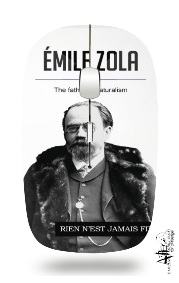 Emile Zola für Kabellose optische Maus mit USB-Empfänger