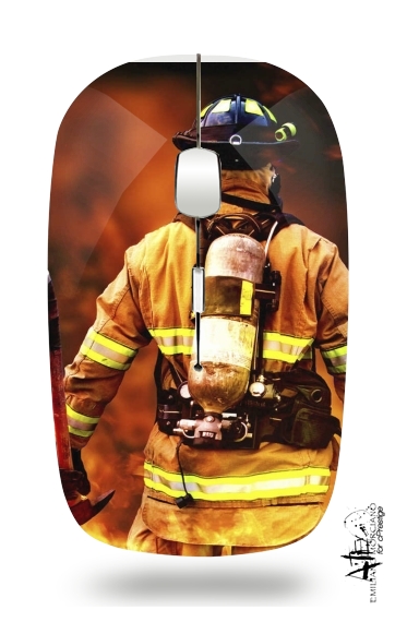 Feuerwehrmann Firefighter für Kabellose optische Maus mit USB-Empfänger