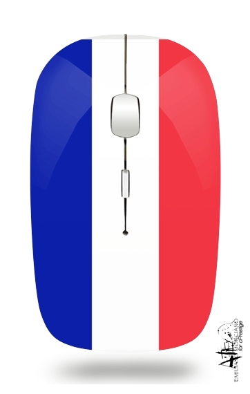 Fahne Frankreich für Kabellose optische Maus mit USB-Empfänger