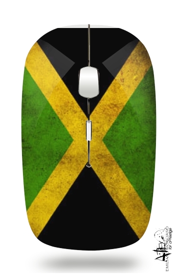 Fahne Vintage Jamaïque für Kabellose optische Maus mit USB-Empfänger