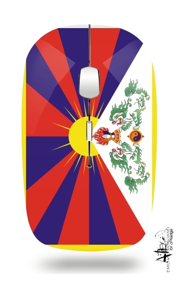 Flag Of Tibet für Kabellose optische Maus mit USB-Empfänger