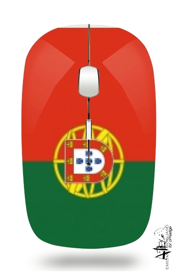 Fahne Portugal für Kabellose optische Maus mit USB-Empfänger