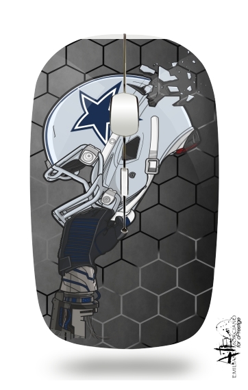 Football Helmets Dallas für Kabellose optische Maus mit USB-Empfänger