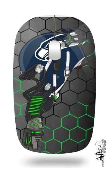 Football Helmets Seattle  für Kabellose optische Maus mit USB-Empfänger