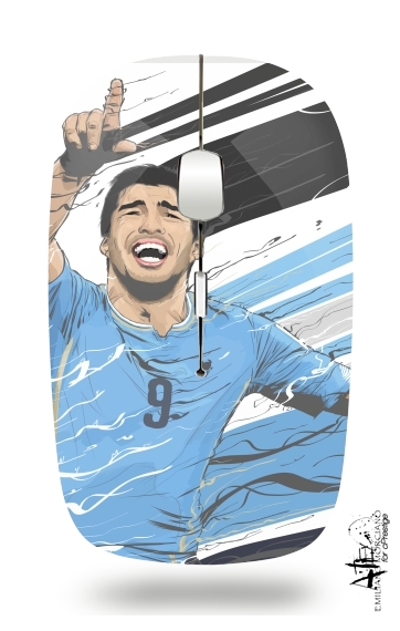 Football Stars: Luis Suarez - Uruguay für Kabellose optische Maus mit USB-Empfänger