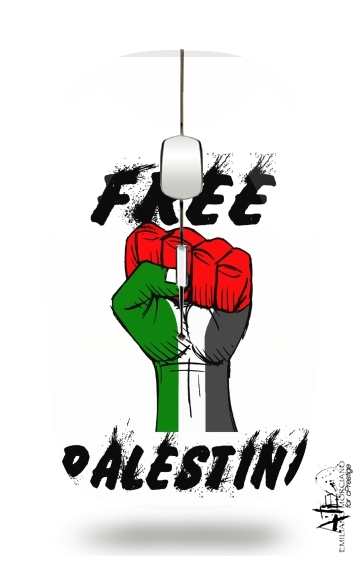 Free Palestine für Kabellose optische Maus mit USB-Empfänger