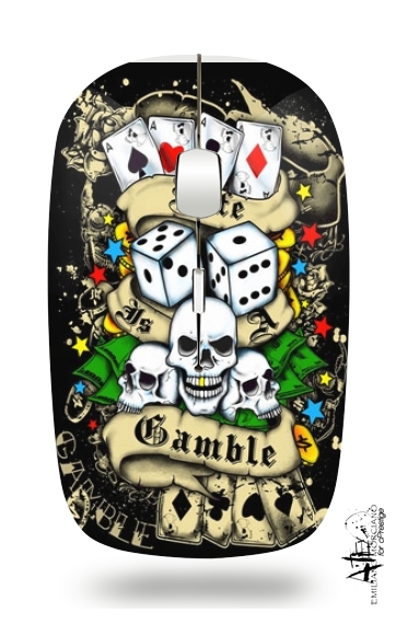 Love Gamble And Poker für Kabellose optische Maus mit USB-Empfänger