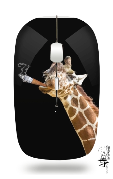 Girafe smoking cigare für Kabellose optische Maus mit USB-Empfänger