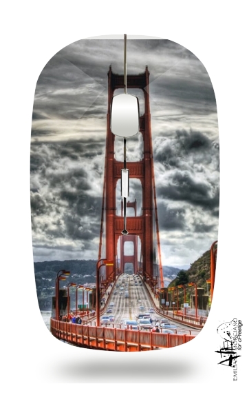 Golden Gate San Francisco für Kabellose optische Maus mit USB-Empfänger