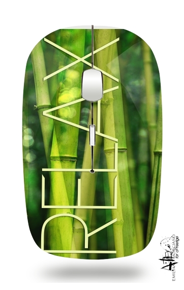 green bamboo für Kabellose optische Maus mit USB-Empfänger