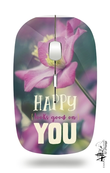Happy Looks Good on You für Kabellose optische Maus mit USB-Empfänger