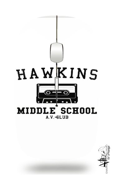 Hawkins Middle School AV Club K7 für Kabellose optische Maus mit USB-Empfänger