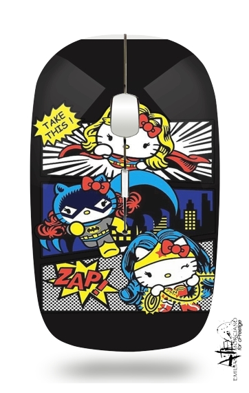 Hello Kitty X Heroes für Kabellose optische Maus mit USB-Empfänger