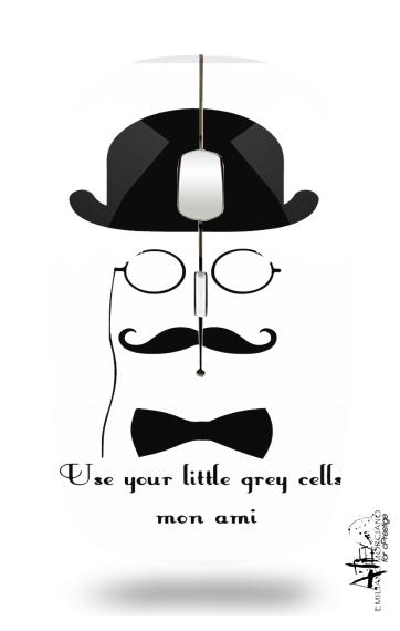 Hercules Poirot Quotes für Kabellose optische Maus mit USB-Empfänger