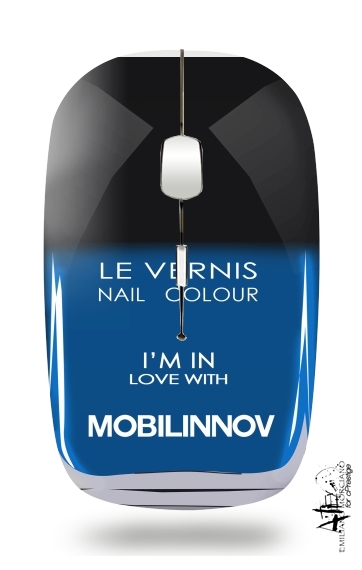 Flacon Vernis Blue Love für Kabellose optische Maus mit USB-Empfänger