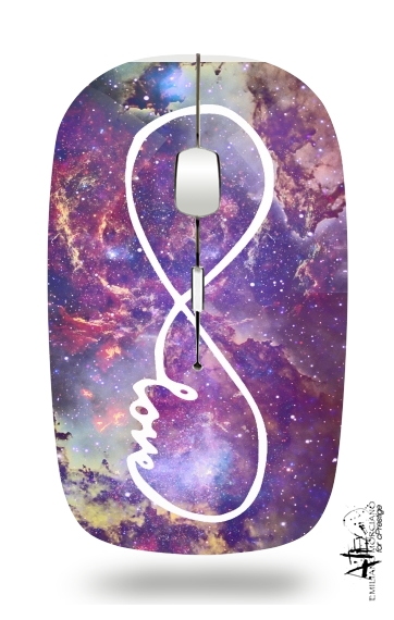 Infinity Love Galaxy für Kabellose optische Maus mit USB-Empfänger