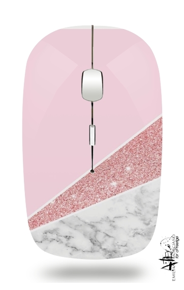 Initiale Marble and Glitter Pink für Kabellose optische Maus mit USB-Empfänger