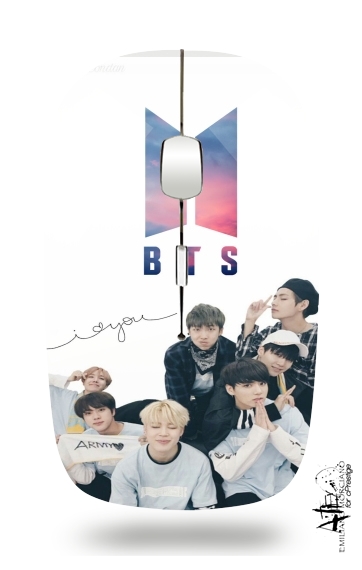 K-pop BTS Bangtan Boys für Kabellose optische Maus mit USB-Empfänger