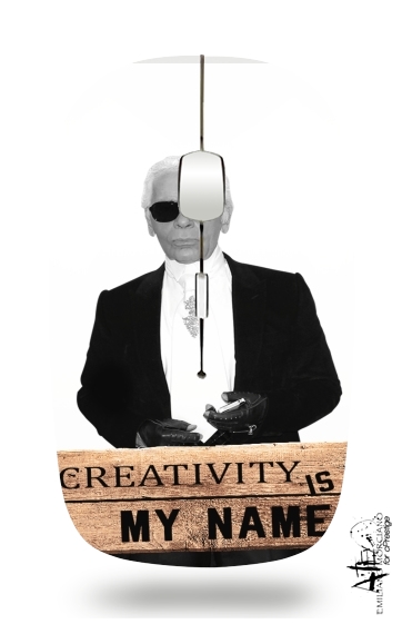 Karl Lagerfeld Creativity is my name für Kabellose optische Maus mit USB-Empfänger