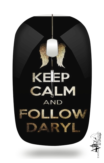 Keep Calm and Follow Daryl für Kabellose optische Maus mit USB-Empfänger